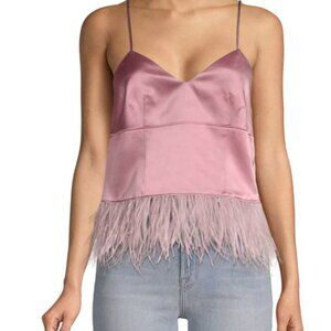 Cinq a Sept Narcissa Silk Feather Tank